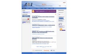 ACI Aciforex – ukázka tvorby webu